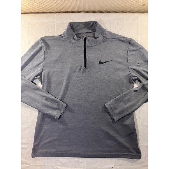 Nike Other - Nike Dri-FIT Men's Gray 1/4 Zip Long Sleeve Athletic Pullover Shirt Size M